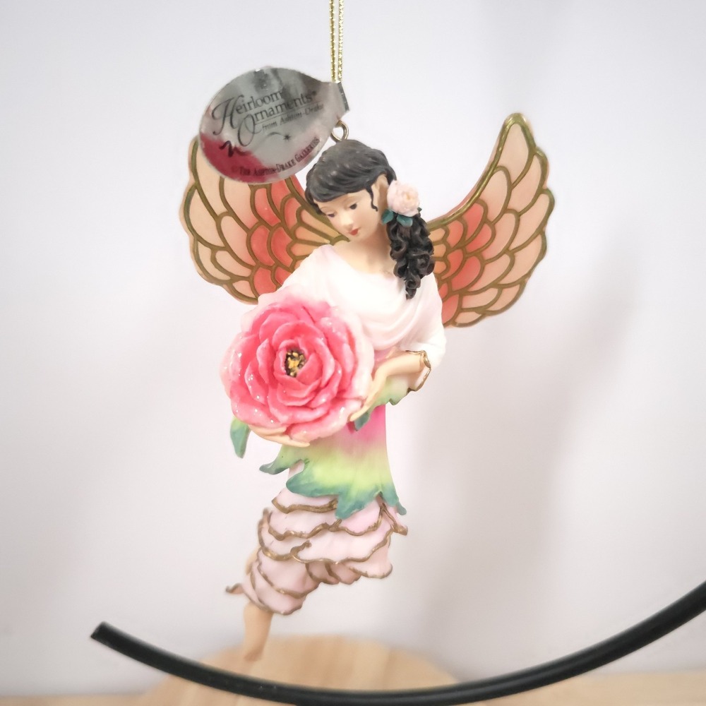 VTG Fairy Ornament On Wings of Light Precious Scent of Peonies Ashton Drake
